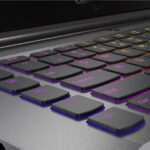 Teclado retroiluminado del portátil Lenovo Legion Y730 con luces RGB