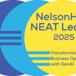 Logotipo de NelsonHall NEAT Leader 2025 sobre GenAI
