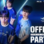 Jugadores de DRX en camisetas de ASUS ROG durante un evento de esports