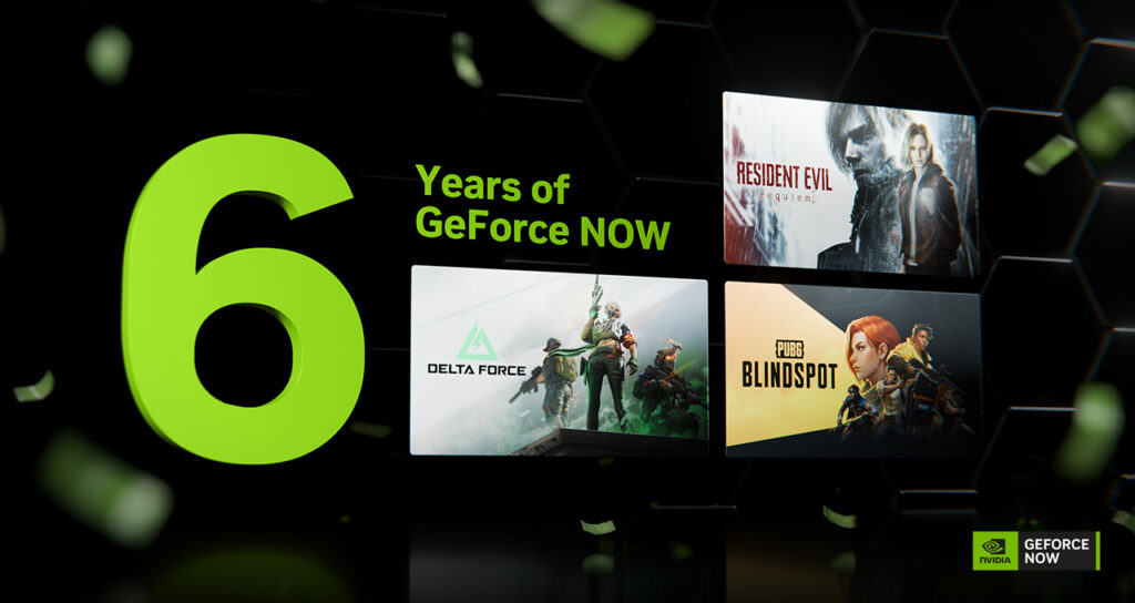 Celebración del sexto aniversario de GeForce NOW con nuevos juegos destacados