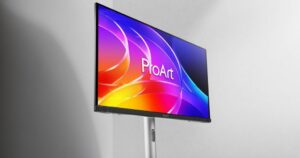 Monitor ProArt OLED de ASUS con pantalla vibrante y diseño moderno